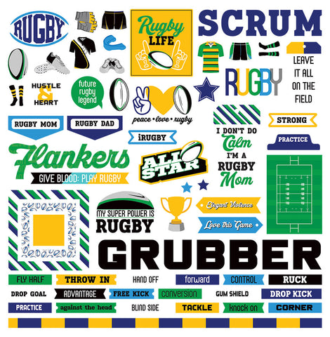 Rugby MVP Element Stickers