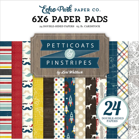 Petticoats & Pinstripes Boy 6x6 Paper Pad