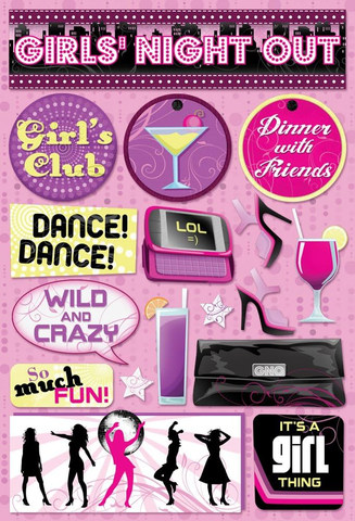 Girls' Night Out Stickers