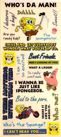 Spongebob Sticker Collection