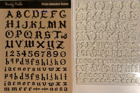 Pirate Alphabet Stamps