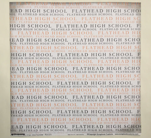 Flathead High School All Caps School Pride