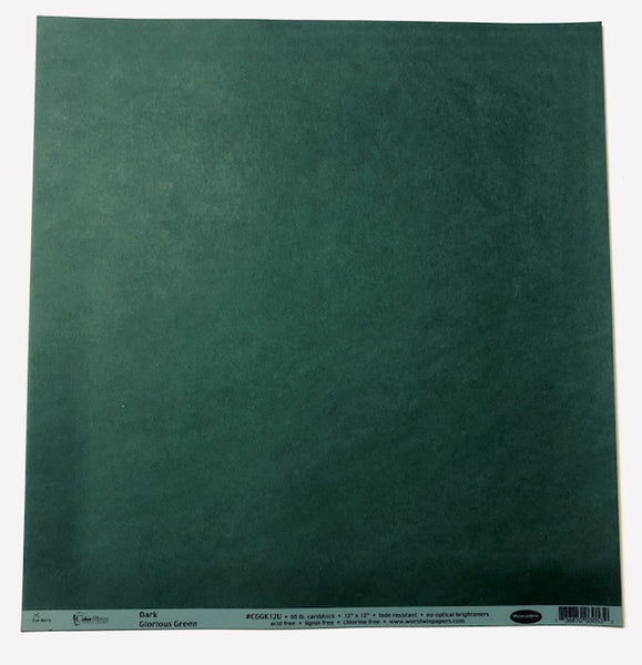 ColorMates Smooth Cardstock Glorious Green