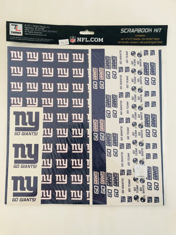 NFL New York Giants Scrapbook Kit