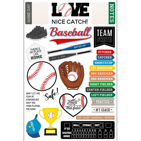 Sports Embellishments Laser Die-Cuts