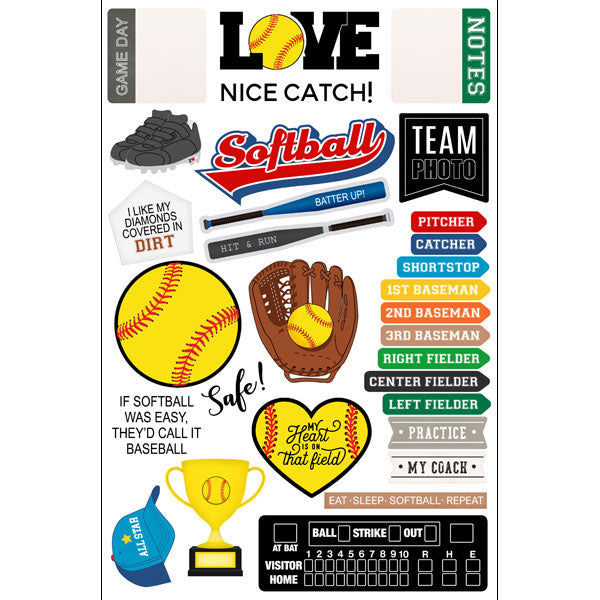 Sports Ephemera Die Cuts
