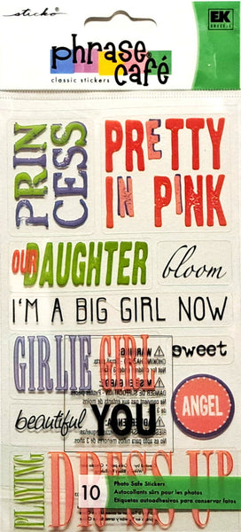 Sticko Phrase Cafe Classic Stickers