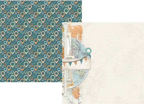 Simple Stories Simple Vintage Traveler 12x12 Paper Collection