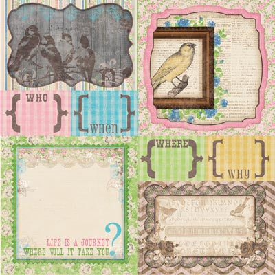 BoBunny Prairie Chic 12x12 Paper Collection