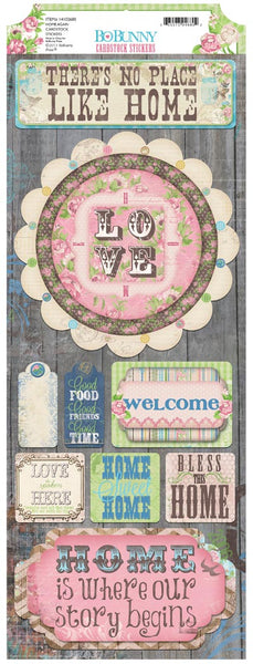BoBunny Prairie Chic Sticker Sheets