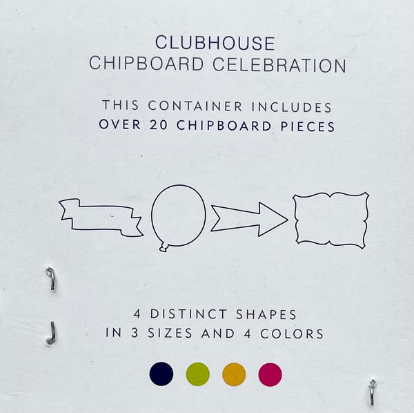 Celebration Chipboard Shapes