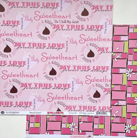 Occasion-Alls I Love You Paper Collection