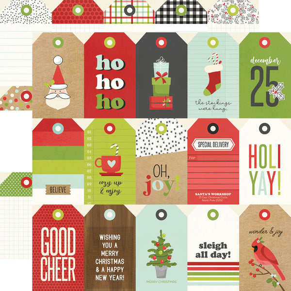 Christmas Tags Paper