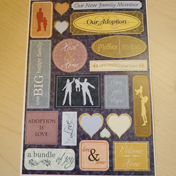 Adoption Is Love Stickers