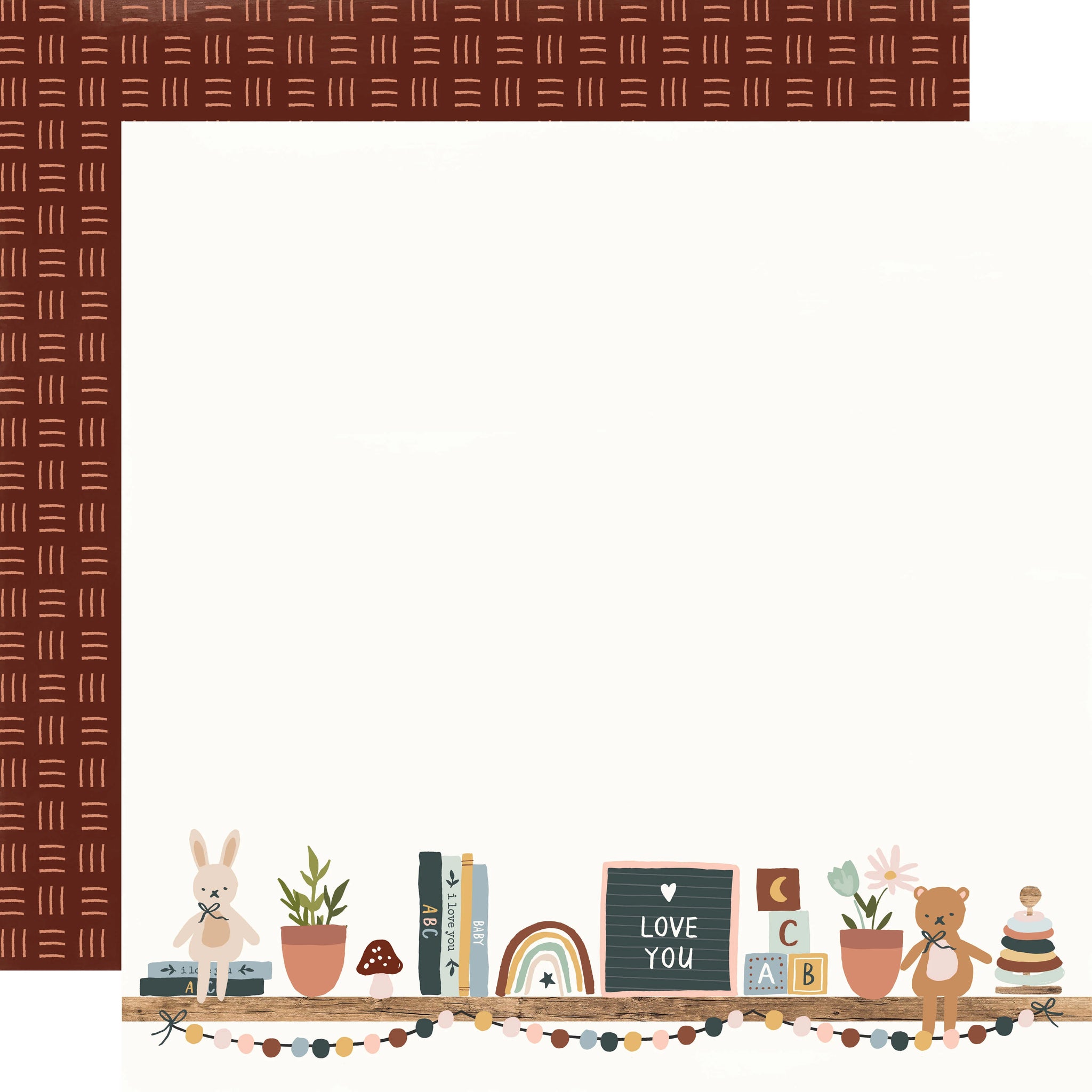 Boho Baby 12x12 Papers