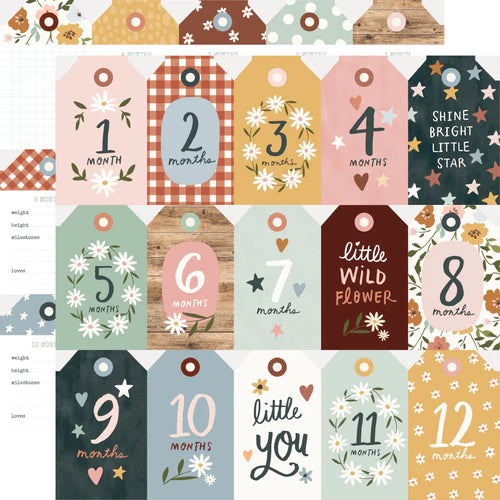 Boho Baby 12x12 Papers
