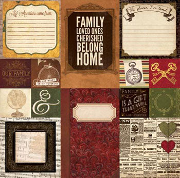 BoBunny Heritage 12x12 Paper Collection