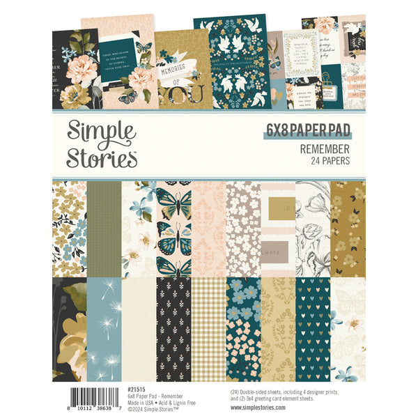 Remember 6x8 Paper Pad