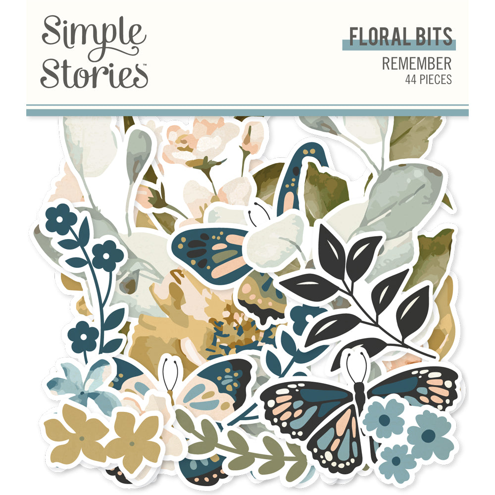 Remember Floral Bits Ephemera