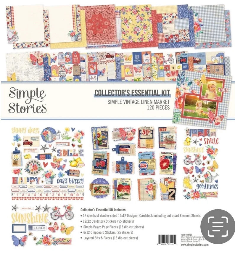 Simple Vintage Linen Market Essential Kit