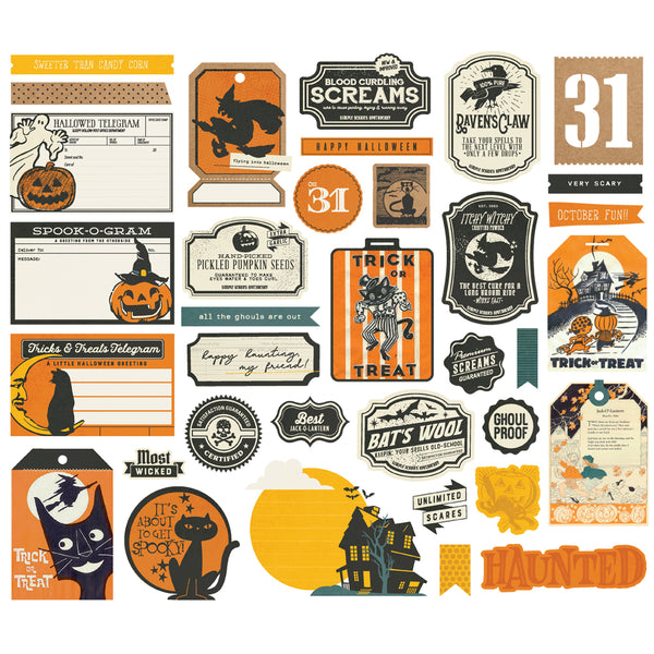 Simple Stories Simple Vintage Scary Stories Ephemera
