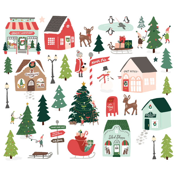 Simple Stories Santa's Village Ephemera Bits & Pieces