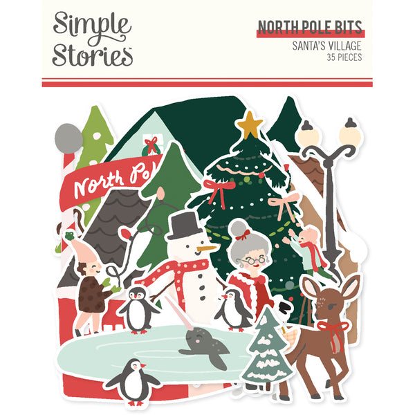 Simple Stories Santa's Village Ephemera Bits & Pieces