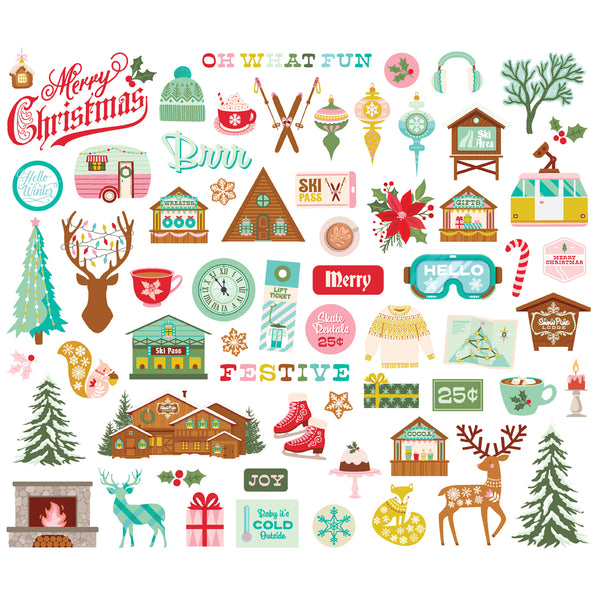 Simple Stories Snow Pine Lodge Ephemera