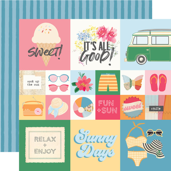 Simple Stories Sunny Days 12x12 Paper Collection