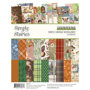 Simple Vintage Woodlands 6x8 Paper Pad