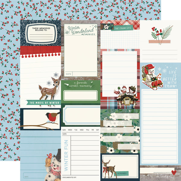 Simple Stories Simple Vintage Flannel Season 12x12 Paper Collection