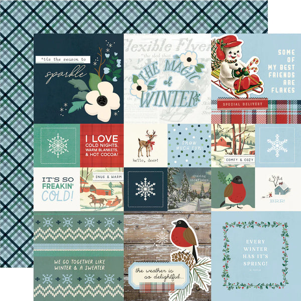 Simple Stories Simple Vintage Flannel Season 12x12 Paper Collection