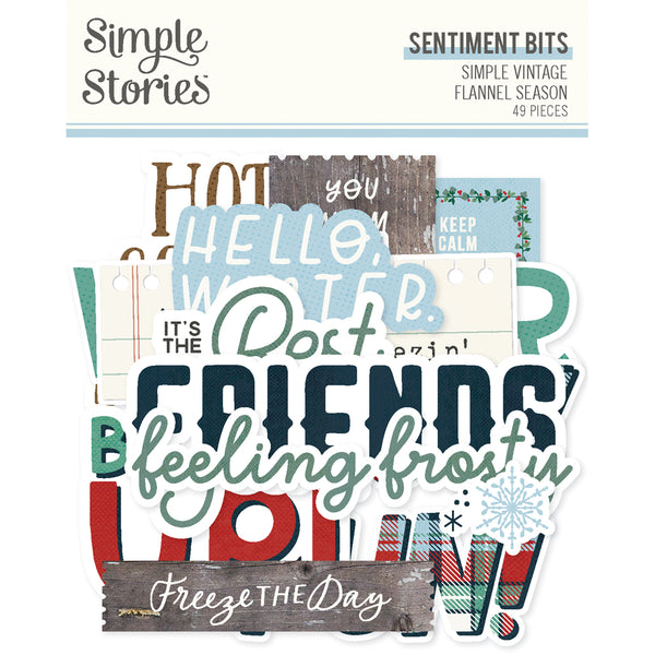 Simple Stories Simple Vintage Flannel Season Ephemera Collection