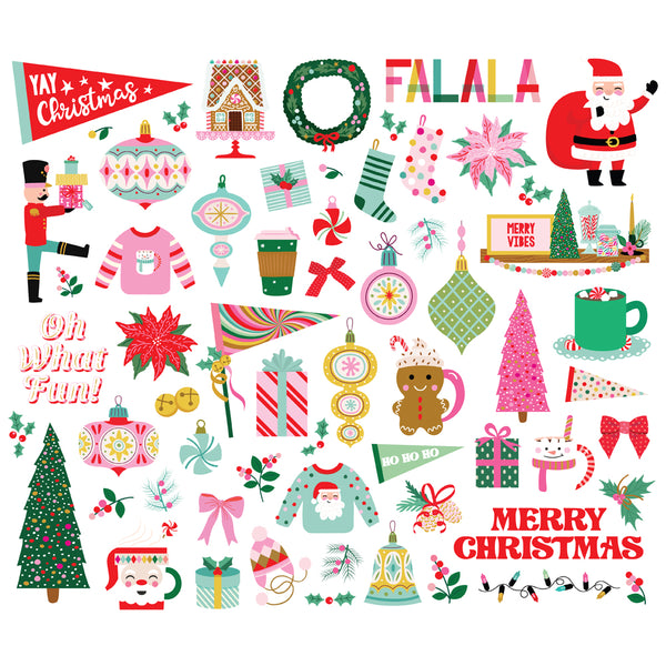 Simple Stories Hard Candy Christmas Ephemera