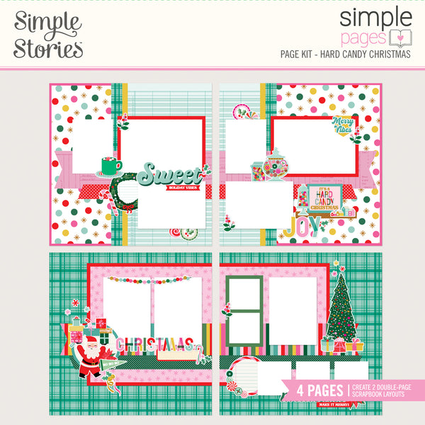 Simple Stories Simple Pages Scrapbook Page 12x12 Layouts Kit
