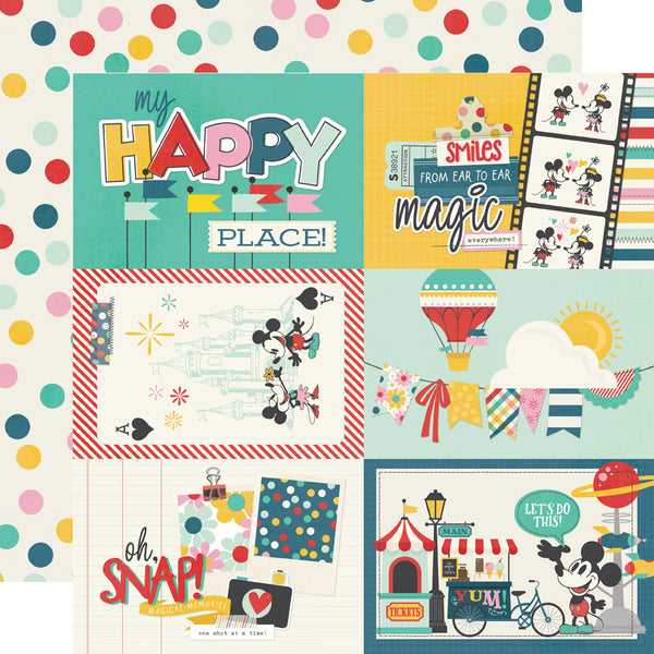 Simple Stories Say Cheese Happiest Place 12x12 Paper Collection