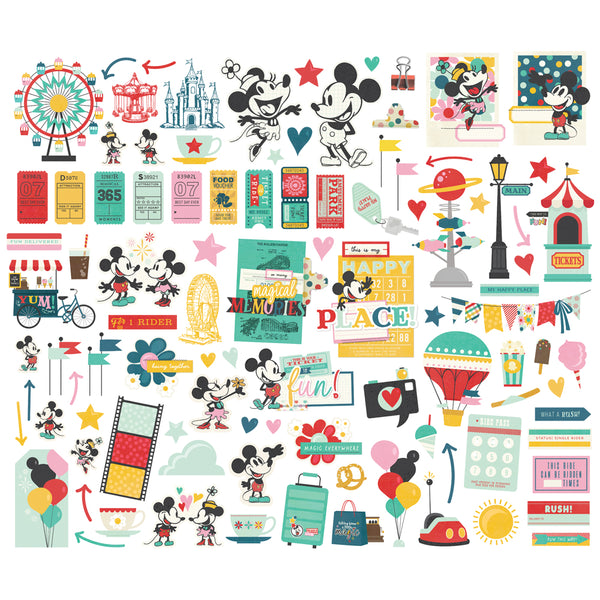 Simple Stories Say Cheese Happiest Place Ephemera