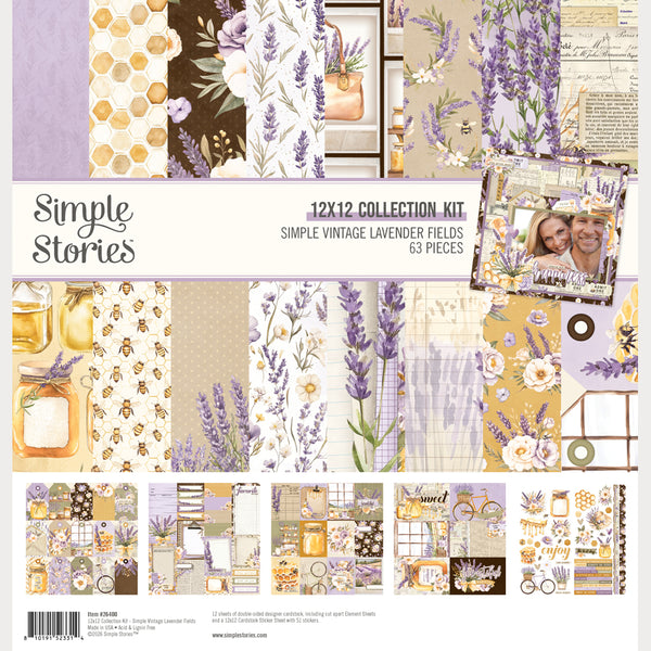 Simple Stories Simple Vintage Lavender Fields 12x12 Collection Kit