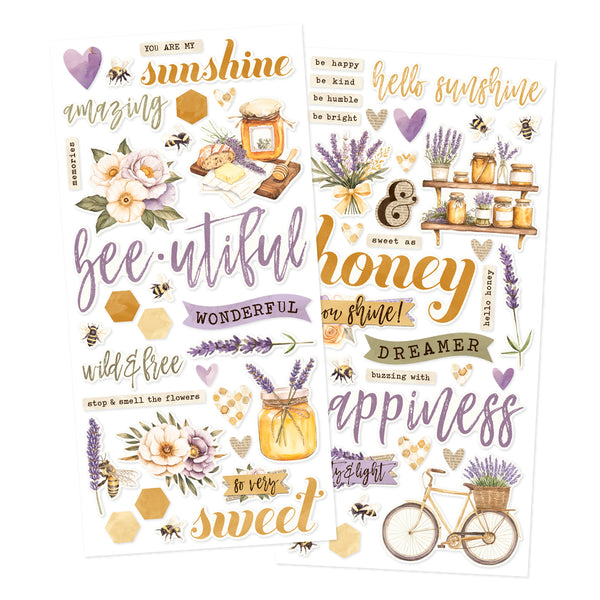 Simple Stories Simple Vintage Lavender Fields Sticker Collection
