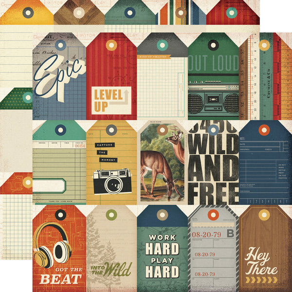 Simple Stories Rustic Legend 12x12 Paper Collection