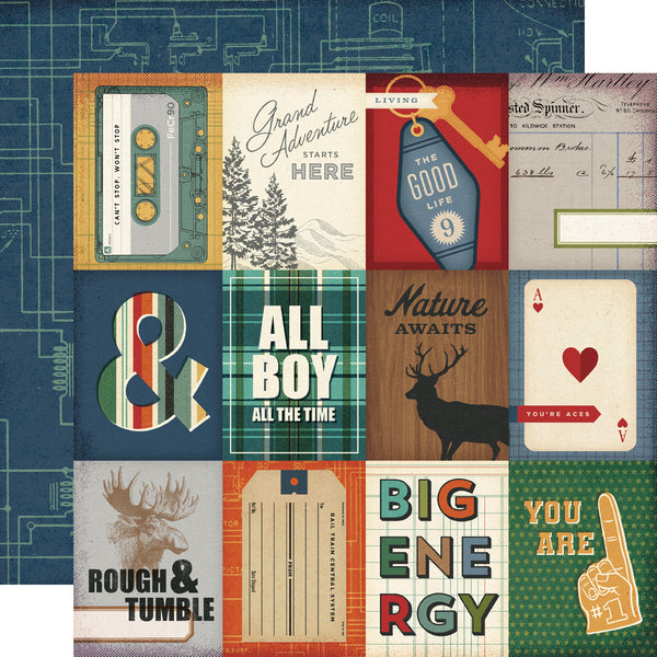 Simple Stories Rustic Legend 12x12 Paper Collection