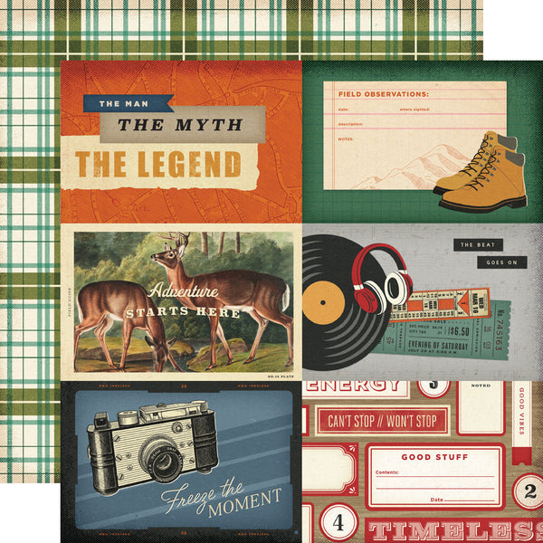 Simple Stories Rustic Legend 12x12 Paper Collection