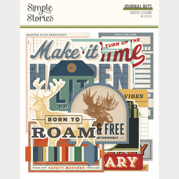 Simple Stories Rustic Legend Ephemera Die Cut Pieces