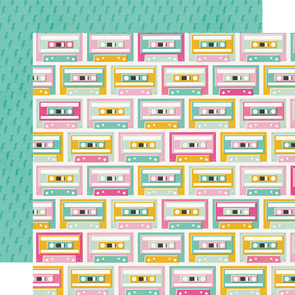 Simple Stories Totally 80's 12x12 Paper Collection