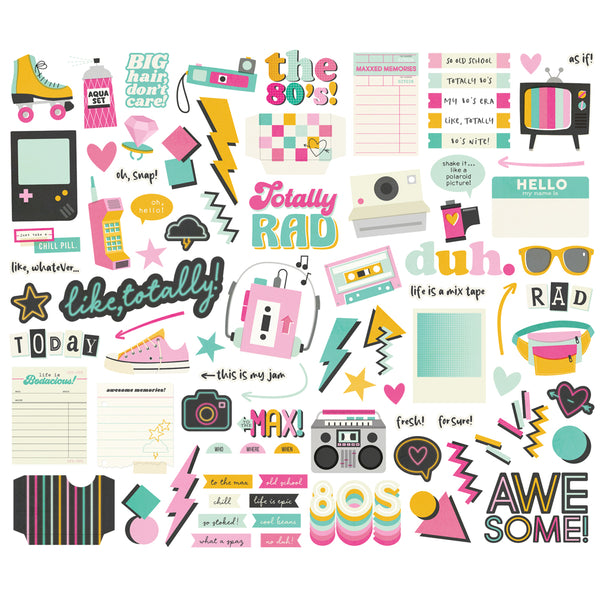 Simple Stories Totally 80's Ephemera