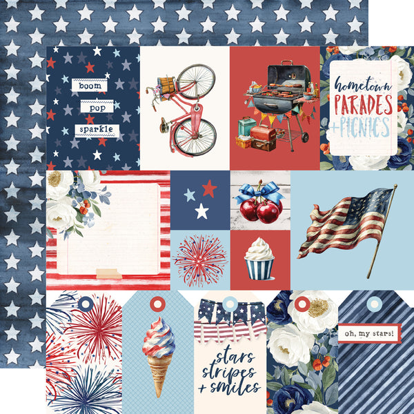 Simple Stories Simple Vintage Land of the Free 12x12 Paper Collection