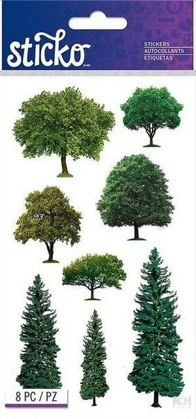 Sticko Classic Sticker Foliage and Trees Collection
