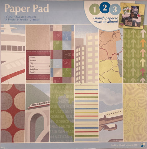 Going Places Paper Pad