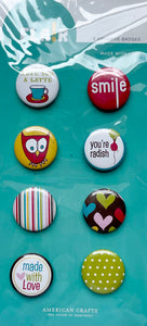 Flair Girl Adhesive Badges