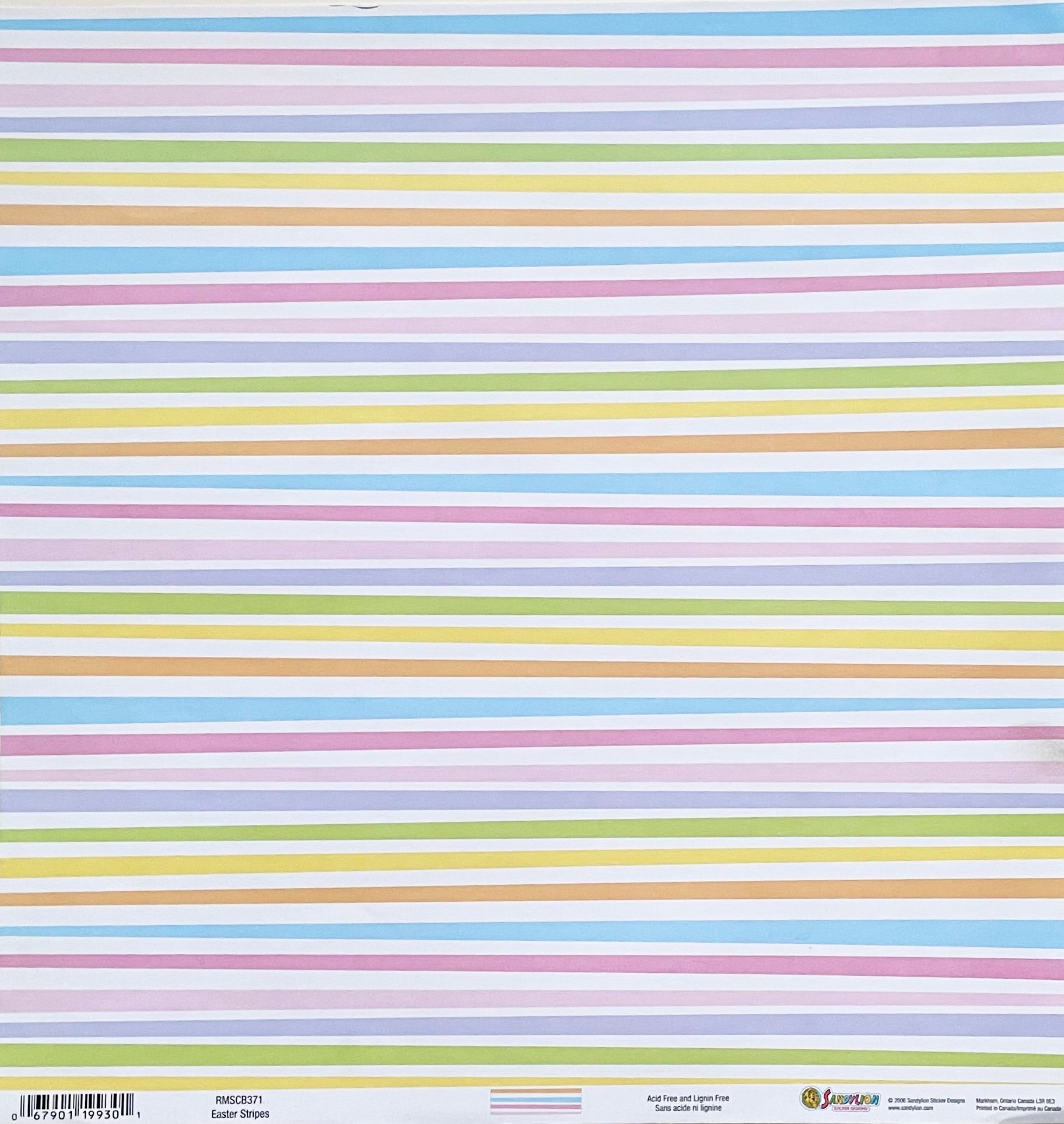 Easter Stripes Paper